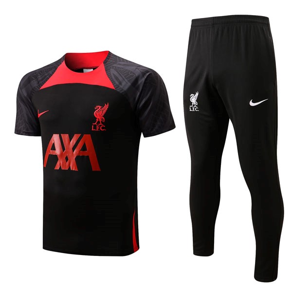 Camiseta Liverpool Conjunto Completo 2022/23 Negro